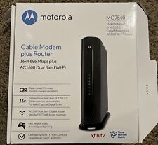 Motorola MG7540-10 16x4 Cable Modem - Black picture