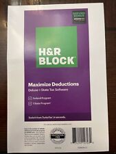 H&R Block Deluxe Plus State Tax Software Key Card (1 License) 2020 picture
