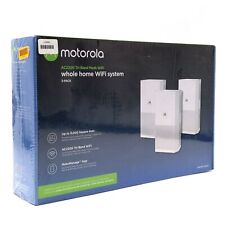 Motorola AC2200 Tri-Band Mesh WiFi Whole Home WiFi System (3pk) MH7023-10 picture