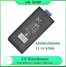New X8VWF DKNKD Battery For Latitude 14 Rugged 5404 7404 9-cell 97 WH 0X8VWF 97W picture