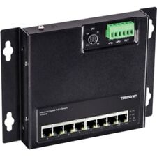TRENDnet 8-Port Industrial Gigabit Poe Wall-Mounted Front Access Switch TI-PG80F picture