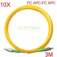 10PCS FC APC 3M Simplex Mode Fiber Optic Patch Cord Cable FC APC 3.0mm Jumper picture
