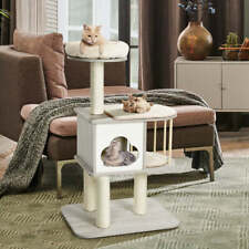 NNECW Modern Cat Tower with Platform Scratching Posts for Kittens and Cats picture