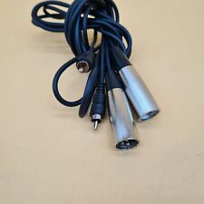 2 PCS XLRM to RCAM microphone and audio cables 5 ft HOSA picture