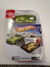 Apptivity 1car Green Hot Wheels Power Rev iPad app 3 Games Race& Play with iPad picture