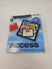 Microsoft Access for Windows 95 NT Workstation Upgrade NEW *Sealed Floppy Discs* picture
