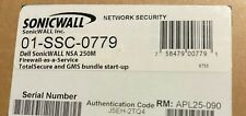 Sonicwall NSA 250M Firewall | Total Secure Package | Sealed box | 01-SSC-0779 picture