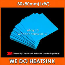10pcs 3M 8810 80x80mm Blue Thermal Adhesive Transfer Heat Sink Cooler Tape picture