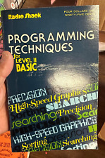 VTG 1981 Radio Shack Tandy Programming Techniques for Level II BASIC picture
