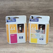 Genuine HP Ink 44 Magenta Yellow Cartridges Lot (Exp. 2005) NEW picture
