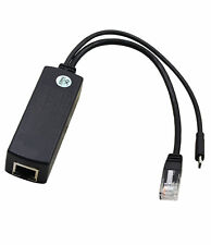 1x Popular PoE Splitter Power Over Ethernet 48V to 5V 2.4A Micro USB Adapter 12W picture