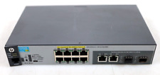 HP Aruba 2530-8G-PoE+ 8x PoE+ RJ45 2x SFP Gigabit Switch J9774A No AC Adapter picture