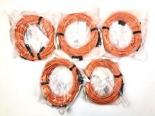 Belkin Fiber Optic Jumper Duplex Multimode Cable 10 m Each F2F402L7 Set of 5 picture