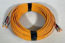 Corning FutureLink 50M ST to ST Duplex MM 62.5/125 Fiber Optic Cable NEW picture