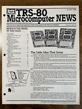 TRS-80 Microcomputer News October 1981 picture