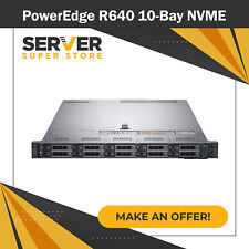 Dell PowerEdge R640 NVMe Server 2x Gold 6130 = 32 Cores H730P 128GB RAM 8x trays picture