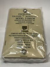 Excelsus Technologies Z-Blocker Microfilter Model Z-200CW DSL Filter New Sealed  picture