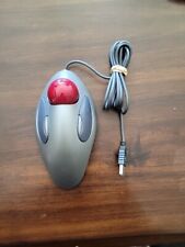 Logitech T-BC21 Trackman Marble Mouse Silver - Cleaned & Tested picture