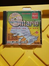 MapArt Ontario Streets CD-Rom Canada 1999 Win 95  w/CD manual Genealogy Skip EUC picture