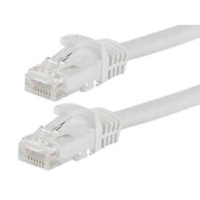 2 X White 100 FT Foot 30M Cat5 Patch Ethernet LAN Network Router Wire Cable Cord picture
