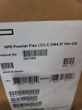 NEW HP QK735A Premier Flex LC/LC Multi-mode OM4 2 Fiber 15m Cable picture
