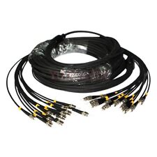 50M Outdoor FC-ST SM 12 Strand Armored Field TPU Optic Patch Cord Fiber Cable picture