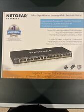 NETGEAR (GS316P100NAS) 16 Port Rack Mountable Ethernet Switch - New - Sealed POE picture