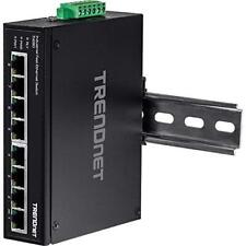 TRENDnet 8-Port Industrial Unmanaged Fast Ethernet DIN-Rail Switch; TI-E80 8 x picture