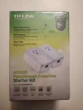 NEW Sealed TP-LINK  AV500 Pass Through Powerline Starter Kit Model # TL-PA4010P picture