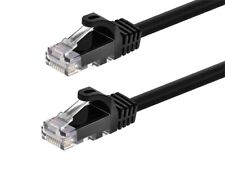 Flexboot Cat5e Ethernet Patch Cable RJ45 Stranded 350Mhz Wire 24AWG 75ft Black picture