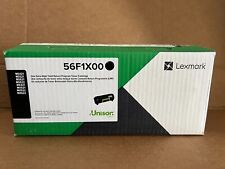 Lexmark 56F1X00 Black Extra High Yield Toner - NEW FACTORY SEALED - SHIPS FREE picture