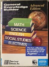 Vintage General Knowledge Builder Advanced Edition PC IBM DOS Educational picture