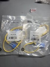 Belkin Fiber Optic Cable F2F80277-01M - NEW *LOT OF 2* picture