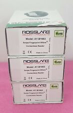 Lot of 3 New ROSSLARE AY-B1663 Swipe Fingerprint Mifare Contactless Reader picture