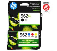 4 Pack HP 962XL Black & 962 Cyan/Magenta/Yellow Original Factory Sealed New25/26 picture