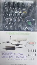 ReTrak - Retractable Universal 65W Laptop Charger + 13 Adapter Tips picture