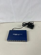Netgear ProSAFE 8 Port 10/100 Switch FS108 v3 Power LED, includes Power Adapter picture