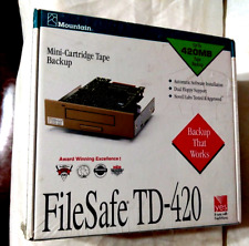 Sealed Brand New FileSafe TD-420 NOS NIB Mountain Cartridge Tape Drive Backup  picture