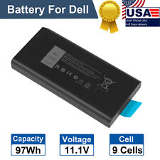 97Wh X8VWF Battery For Dell Latitude 14 5404 5414 7404 7414 E5404 E7404 P45G NEW picture