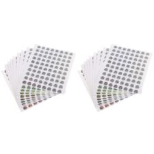  3200 Pcs Circle Stickers Qc Pass Tag Clear Recognition DIY The picture