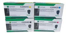 Lexmark C231HK0 C231HM0 C231HY0 C231HC0 High Yield set of 4 TONERs picture