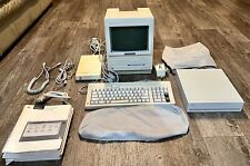 Rare Original Macintosh SE M5011  w/ Keyboard, Modem, Hard Drive, Covers, Manual picture