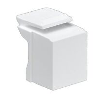 Leviton 41084-BW Blank Quickport Insert, 20-Pack, White, (QTY 28 packs) picture