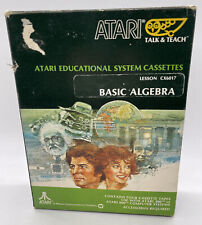 Atari Talk & Teach 400 / 800 Educational Cassettes - Basic Algebra Lesson CX6017 picture