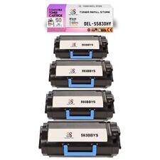4Pk TRS S5830 Black High Yield Compatible for DELL S5830 Toner Cartridge picture