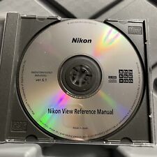 Nikon View CD Version 6.1 Reference Manual CD Mac Or Windows Pre Owned 2003 picture
