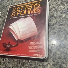 Vintage Coleco Adam Computer System - Smart Letters & Forms  Rare Game picture