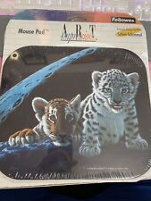Vintage 1998 Fellowes Art Impressions Made in USA Mouse Pad kittens Tiger picture