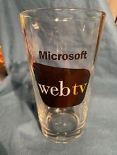 Microsoft webtv logo Pint Glass - MINT 1997 WebTV picture