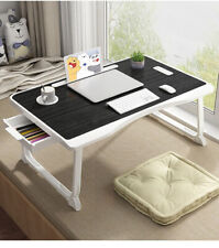 Foldable Laptop Tray Lap Desk Stand Writing Bed Table Notebook Tray Cup Slot picture